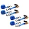 Dc Cargo Four 1inx15' Cargo Ratchet Strap Tiedown W/ S Hooks, 4PK 15RSVS-4 - alternate 1
